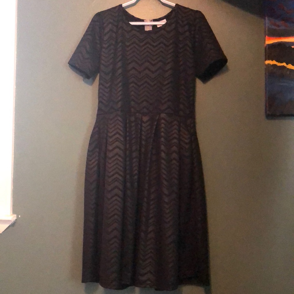 Lularoe Black Amelia Dress
